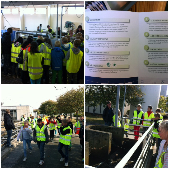 Studiebesök på Reningsverket