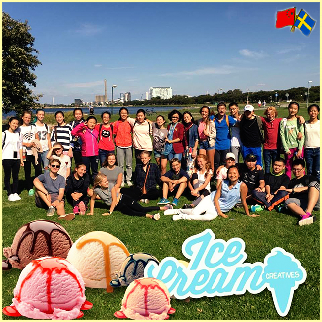 Systerskola från Kina på besök